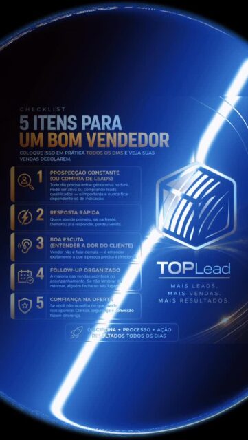 🚀 Se você depende de indicação, seu crescimento tem limite.

Todo negócio que cresce de verdade tem um fluxo constante de oportunidades.

E isso tem nome: LEADS QUALIFICADOS.

🔥 Pare de esperar cliente aparecer
🔥 Comece a ter previsibilidade de vendas

A TOPLead entrega contatos prontos pra você vender todos os dias.

📲 Chama no direct e bora escalar seu negócio

#tráfegopago #leads #vendas #marketingdigital #empreendedorismo negocios closer prospecção topLead