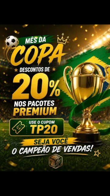 🏆⚽ MÊS DA COPA TOPLead! ⚽🏆

Chegou a hora de entrar em campo e vender muito mais!

🔥 20% OFF nos Pacotes Premium
🎟️ Use o cupom: TP20
📈 Gere mais oportunidades, conquiste mais clientes e aumente suas vendas.

Assim como na Copa, os campeões não esperam a oportunidade aparecer. Eles entram em campo preparados para vencer!

✅ Leads qualificados
✅ Mais contatos para sua equipe
✅ Mais chances de fechar negócios
✅ Resultados reais para sua empresa

🚀 Aproveite a promoção por tempo limitado e transforme seu mês em uma verdadeira campanha de campeão!

🏅 Use o cupom TP20 e garanta 20% de desconto nos Pacotes Premium.

📲 Fale com a TOPLead agora e seja você o campeão de vendas!

#TOPLead #MesDaCopa #LeadsQualificados #Vendas #MarketingDigital CaptaçãoDeClientes CampeãoDeVendas Promoção Desconto TP20 Empreendedorismo Negócios 🚀⚽🏆