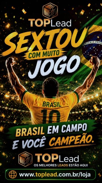 🇧🇷⚽ SEXTOU COM EMOÇÃO E MUITO FUTEBOL! ⚽🇧🇷

Hoje tem Brasil em campo e a torcida é por vitória! 🏆🔥

Enquanto a Seleção busca mais uma conquista, você também pode entrar em campo para vencer nas vendas. 🚀💰

📈 Precisa de mais clientes?
🎯 Quer receber contatos qualificados?
🔥 Aumente suas oportunidades de negócio com quem entende de geração de leads desde 2014.

🏆 TOPLead – Os Melhores Leads Estão Aqui!

🌐 www.toplead.com.br/loja

#Sextou #BrasilEmCampo #VaiBrasil #TOPLead #leadsqualificados