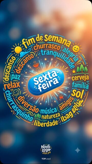 💊 Por que sentimos isso só na sexta-feira?

Já parou para pensar?

Por que a alegria aparece...
O estresse diminui...
A paz aumenta...
E parece que tudo fica mais leve quando chega a sexta?

Talvez porque associamos esse dia à liberdade, ao descanso, ao churrasco, à família, aos amigos e ao tempo para viver.

Mas e se essa sensação não precisasse acontecer apenas uma vez por semana?

✨ Tome uma dose de “Sexta-Feira” todos os dias.

Sorria mais.
Desacelere quando puder.
Valorize quem você ama.
Celebre as pequenas conquistas.
Encontre motivos para agradecer.

A verdadeira sexta-feira não está no calendário. Ela está na forma como você escolhe viver cada dia.

💙 Que a sua felicidade não dependa do dia da semana.

#sextou #leads #toplead #oleadvendeu #vendas